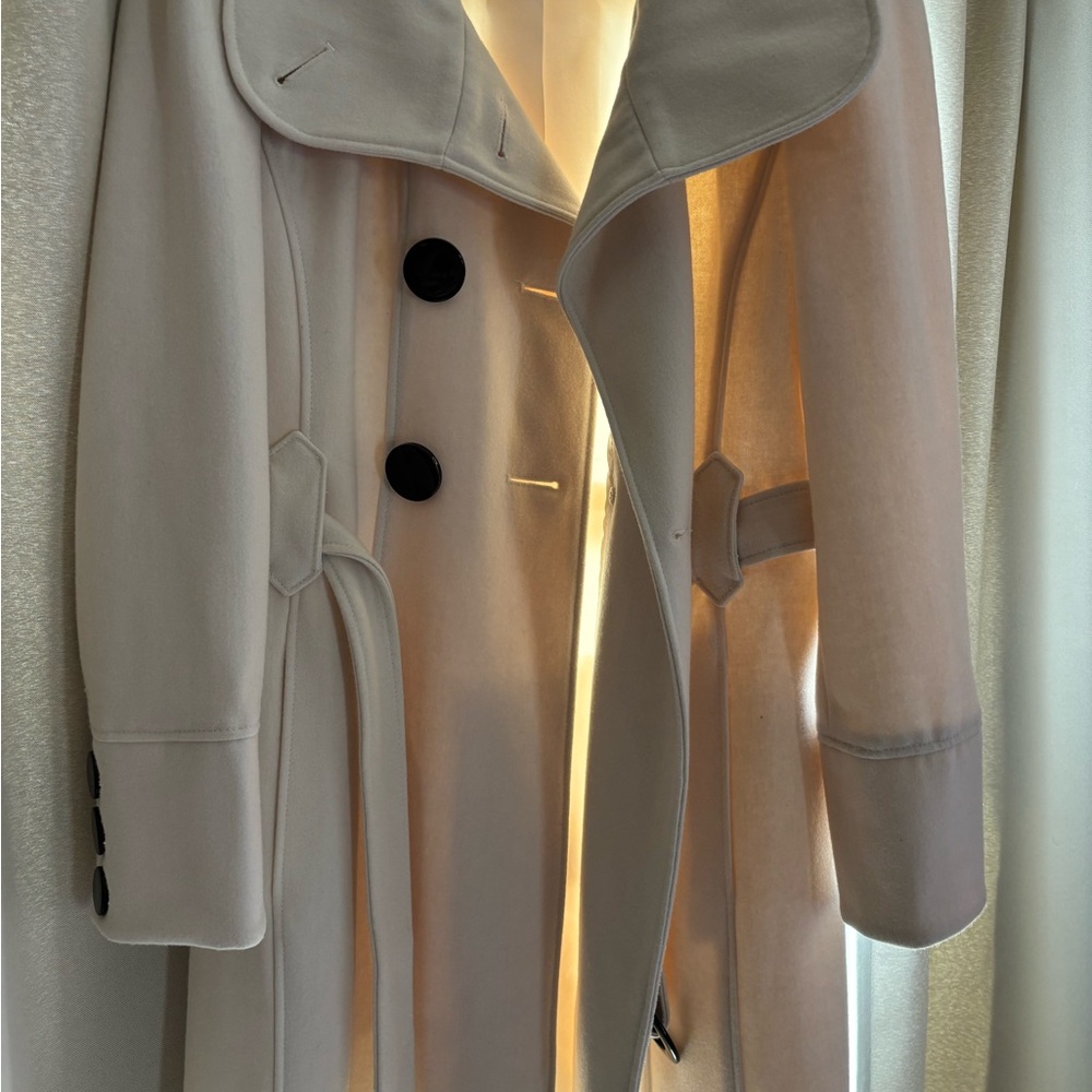 Worthington Classic Beige/cream wool coat.
